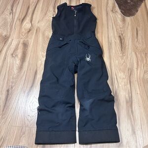 Spyder snow pants size 5 black Velcro adjustable
